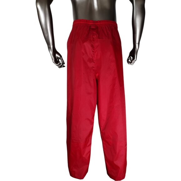 Hey Boo Red Nylon Lightweight Sporty Windbreaker Pants With Pockets Size 3X - Picture 8 of 11